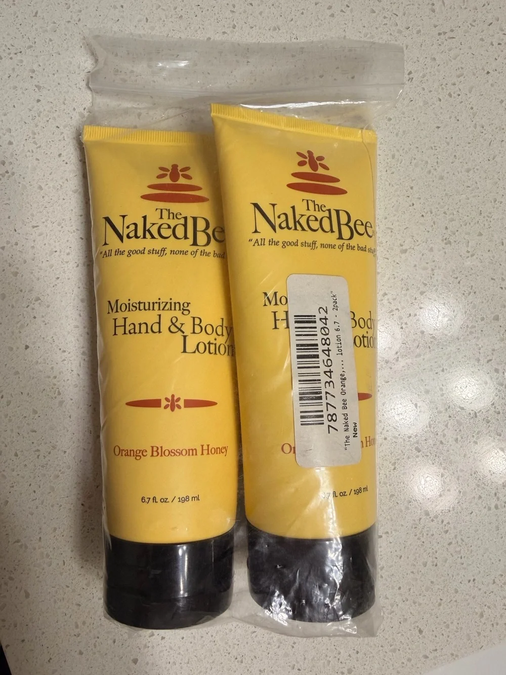 New, unopened Naked Bee Orange Blossom Honey Moisturizing Hand & Body Lotion — 2